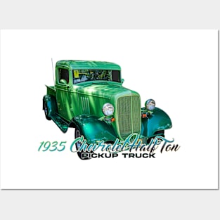 1935 Chevrolet Half Ton Pickup Truck Posters and Art